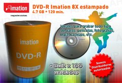 DVD Imation logo -R en Bulk x100 unid. en internet