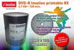 DVD Imation Print -R en Bulk x100 unid. en internet