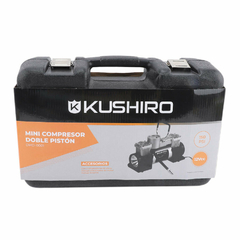 Imagen de Minicompresor 150 PSI Kushiro Doble Pistón con maletín DMCI-0001