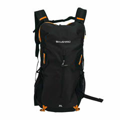 Mochila camping Kushiro 35L 30 × 17 x 57 cm Negra con naranja