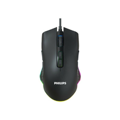 Mouse Philips G201 Gaming Usb 1000-6400dpi 8Keys colors light