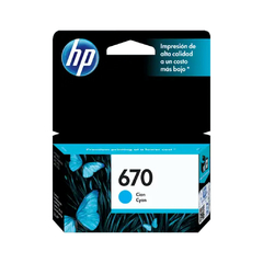 HP 670 cyan original