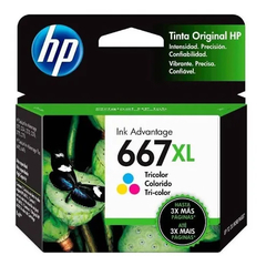 HP 667 Tricolor XL original 3YM80AL