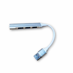 Hub USB metalico 4 puertos Skyway 1 USB 3.0 y 3 USB 2.0 - comprar online