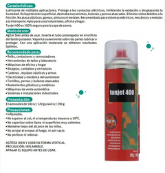 Lubricante Tunjet 400 Delta 180cc - comprar online