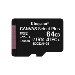 Micro sd 64gb clase 10 Kingston Canvas Plus 100mb/s - comprar online