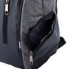 Imagen de Mochila con puerto USB 40L 50cm × 36cm Negra con Gris