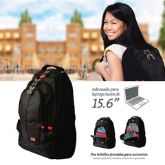 Mochila Kolke KAM-103 15,6" "Total Comfort" Negro - tienda online