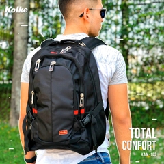 Imagen de Mochila Kolke KAM-103 15,6" "Total Comfort" Negro