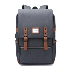 Mochila Kolke KVM-534 15,6" Gris con Marron - comprar online