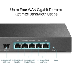 Imagen de TL-ER7206 Router 5 puertos VPN Multiwan Gigabit Omada 3 WAN