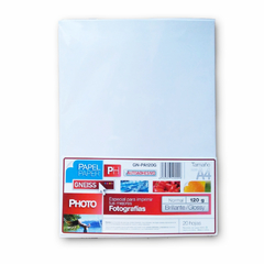 Papel Foto Glossy A4 Autoadhesivo 120gr Gneiss GN-PA120G x20 hojas