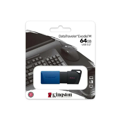 Pendrive 64gb Kingston DTXM Exodia Retractil 3.2 Negro