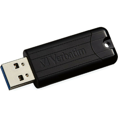 Pendrive 64gb Verbatim Pinstripe #49318 USB 3,0 Negro - comprar online