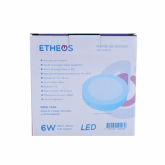 Plafon Led redondo Etheos 6w Fria p/ Amurar PLR6LFE - tienda online