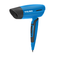 Secador de Cabello Plegable Yelmo SC3620 1400W 2velocidades. Ideal Viajes