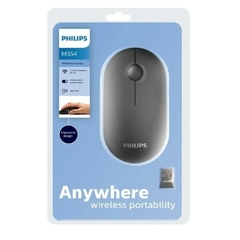Mouse Philips M354 Wireless & BlueTooth 1600dpi Black