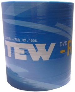 DVD TEW logo -R en Bulk x100 unid.