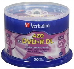 DVD Verbatim Dual Layer 8x logo 97000 en Bulk por 50unid. - comprar online