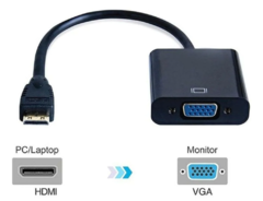 Adaptador de HDMI macho a VGA hembra + Audio en internet