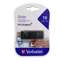 Pendrive 16gb Verbatim Slider #98696 USB 2,0