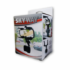 Soporte de Celular y GPS para espejo retrovisor del automovil Skyway SA6 - tienda online