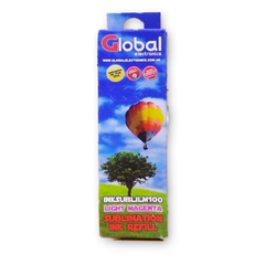 Tinta Sublimacion Global Light Magenta botella 100cc con pico dosificador