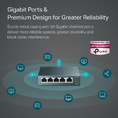 TL-SG105E Switch Easy Smart de 5 puertos Gigabit - comprar online