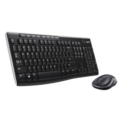 Combo Teclado y Mouse inalambrico Logitech MK270 Negro