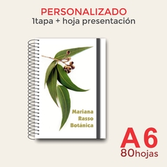 LIBRETA A6 - PERSONALIZADA - 80 HOJAS