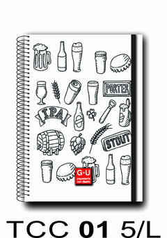 Cuaderno: Cata de Cerveza A5 - 50 HOJAS - comprar online