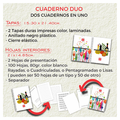 CUADERNO - A5 DUO - MAPS- 100 HOJAS - comprar online