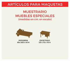 MUEBLES ESPECIALES - 1/20 - ESCRITORIO - REPOSERA - comprar online