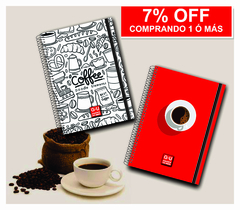 Cuaderno: Cata de Café A5 50 HOJAS...... el descuento se aplica al momento de la compra