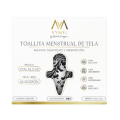 TOALLITA MENSTRUAL COLALESS X 2 (TRIBAL + NEGRA LISA)