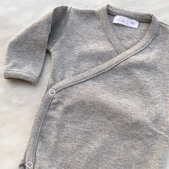 AJUAR HELLO BABY ALGODÓN PIMA | GRIS MELANGE - comprar online