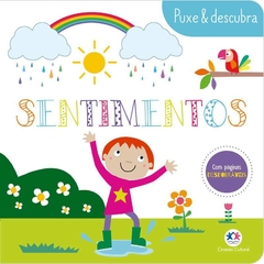 Livro Puxe e Descubra- Sentimentos- Capa Dura