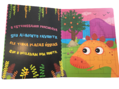 Livro quebra-cabeça Ekko brinquedos educativos