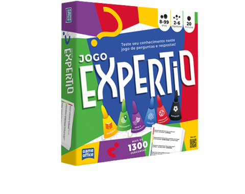 Jogo de Tabuleiro Expertio 1300 Perguntas e Respostas Brinquedo