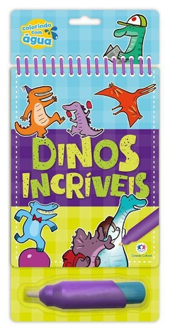 Aquabook- Colorindo com água- Dinossauros