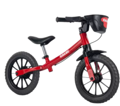Bicicleta de equilíbrio vermelha