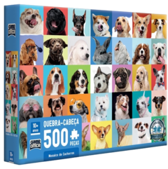 Mosaico Cachorros - Quebra-cabeça 500pçs
