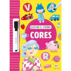 Livro escreva e apague cores