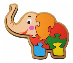 Quebra-cabeça elefante