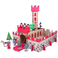 Castelo medieval de madeira