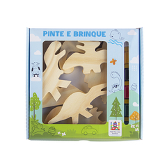 Kit dinossauros - Pinte e Brinque - comprar online
