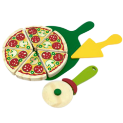 Pizza de madeira infantil