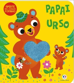 Livro com squishy papai urso