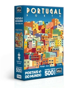 Quebra-cabeça 500 peças Nano - Postais do Mundo - Portugal Porto