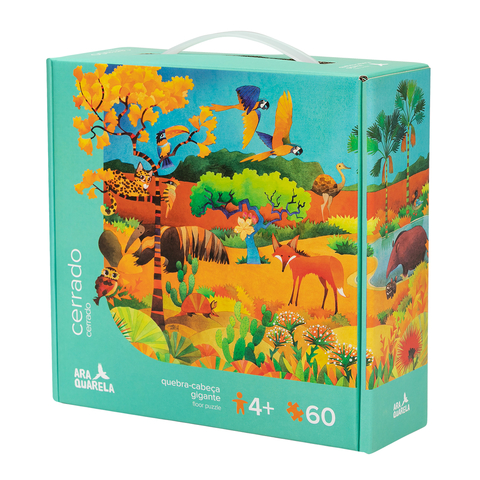 Caatinga - Quebra-Cabeça Gigante - Majoca Colorê Brinquedos Educativos